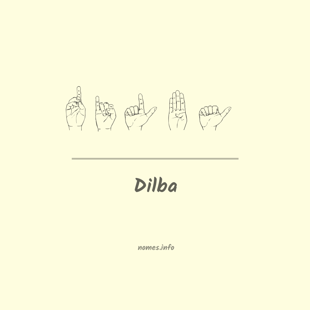 Dilba em Libras