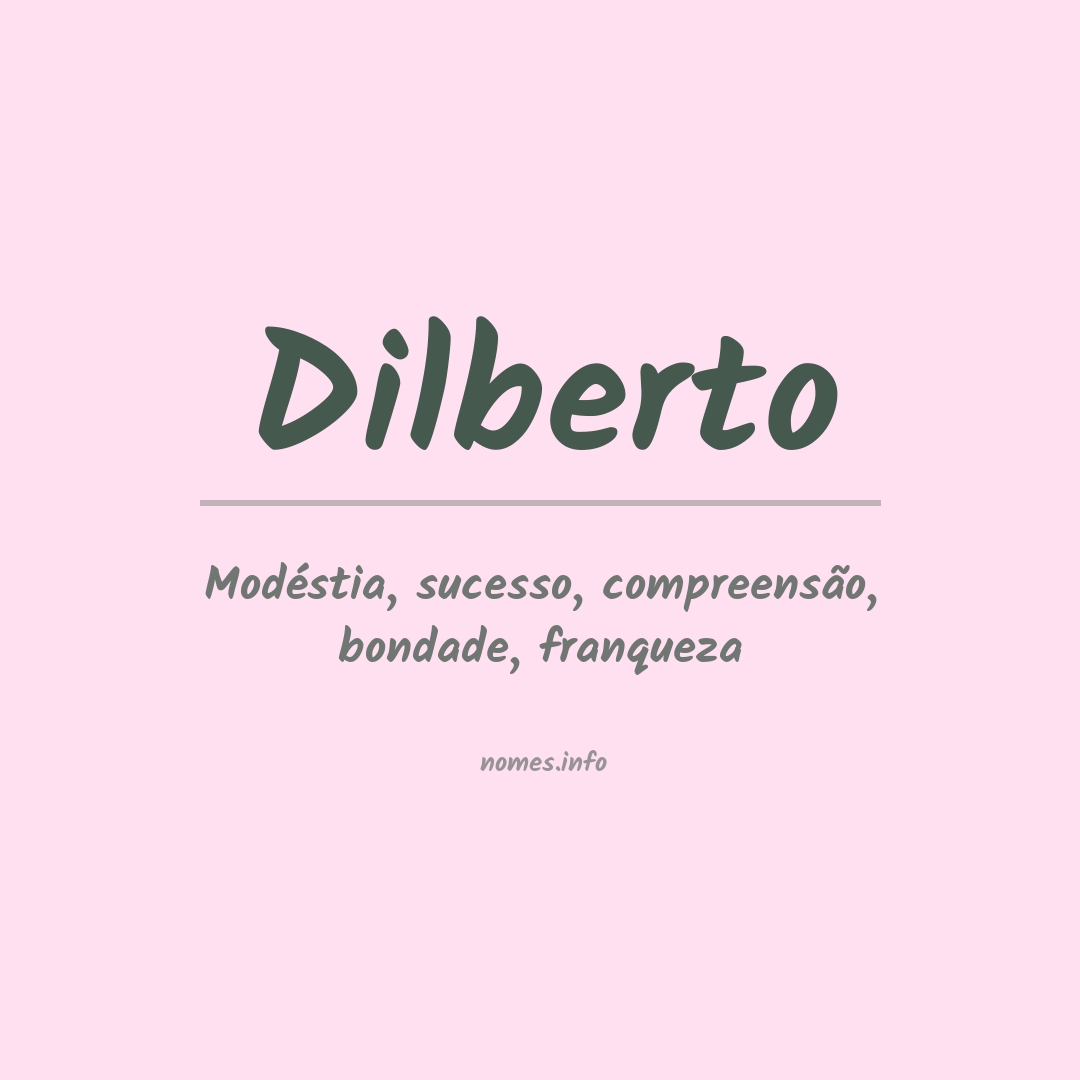 Significado do nome Dilberto