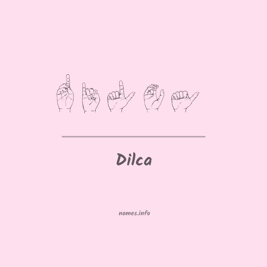 Dilca em Libras