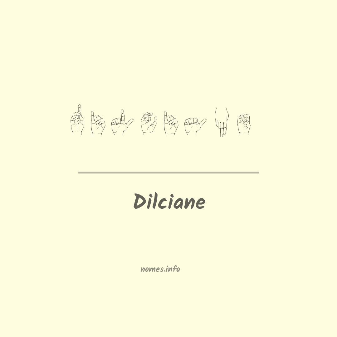 Dilciane em Libras