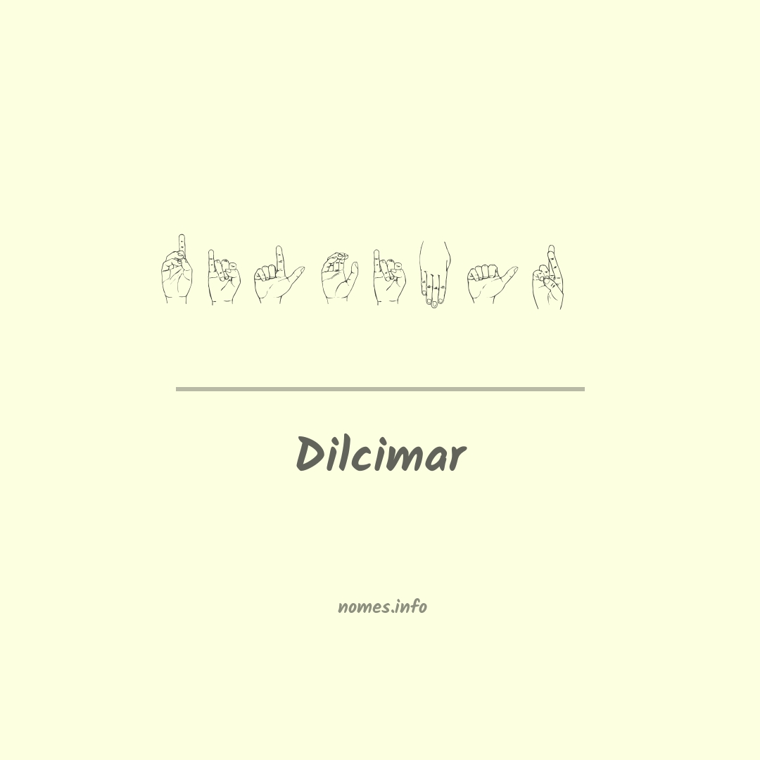Dilcimar em Libras