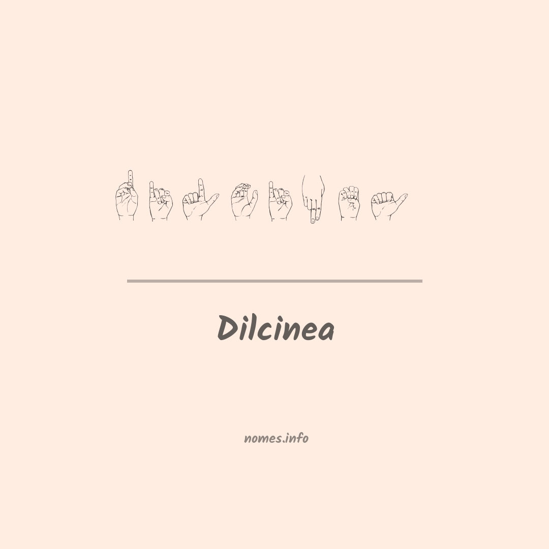 Dilcinea em Libras