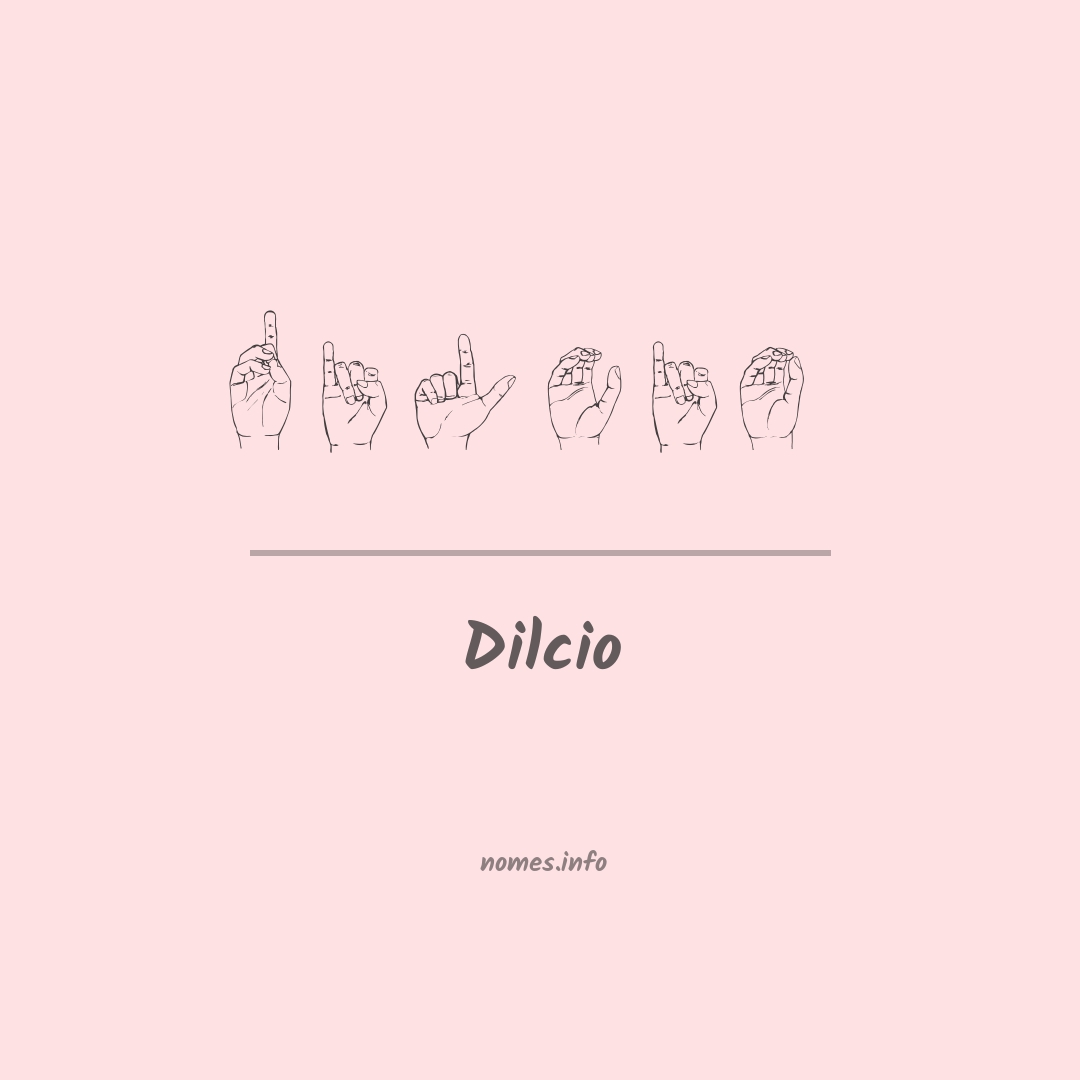 Dilcio em Libras