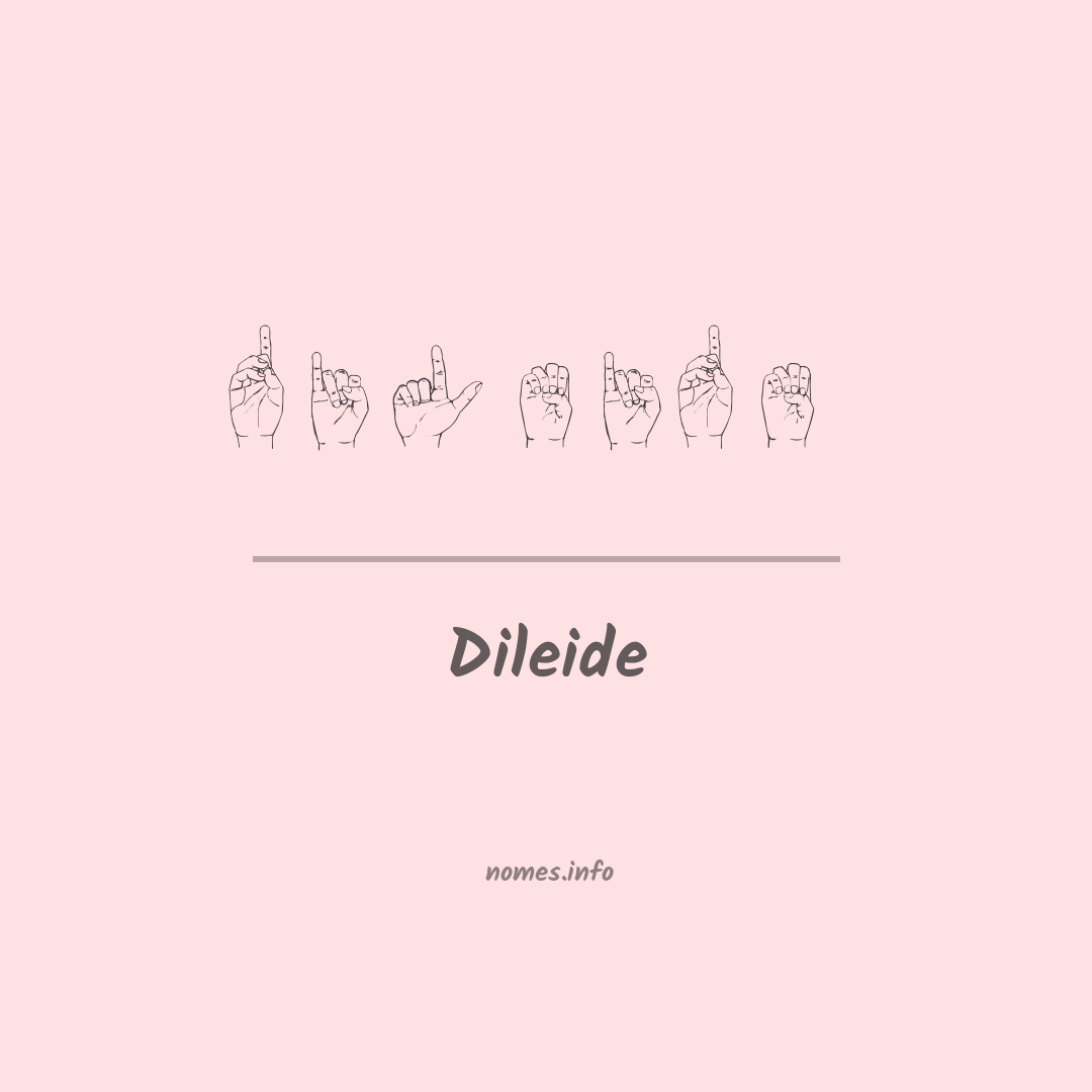 Dileide em Libras
