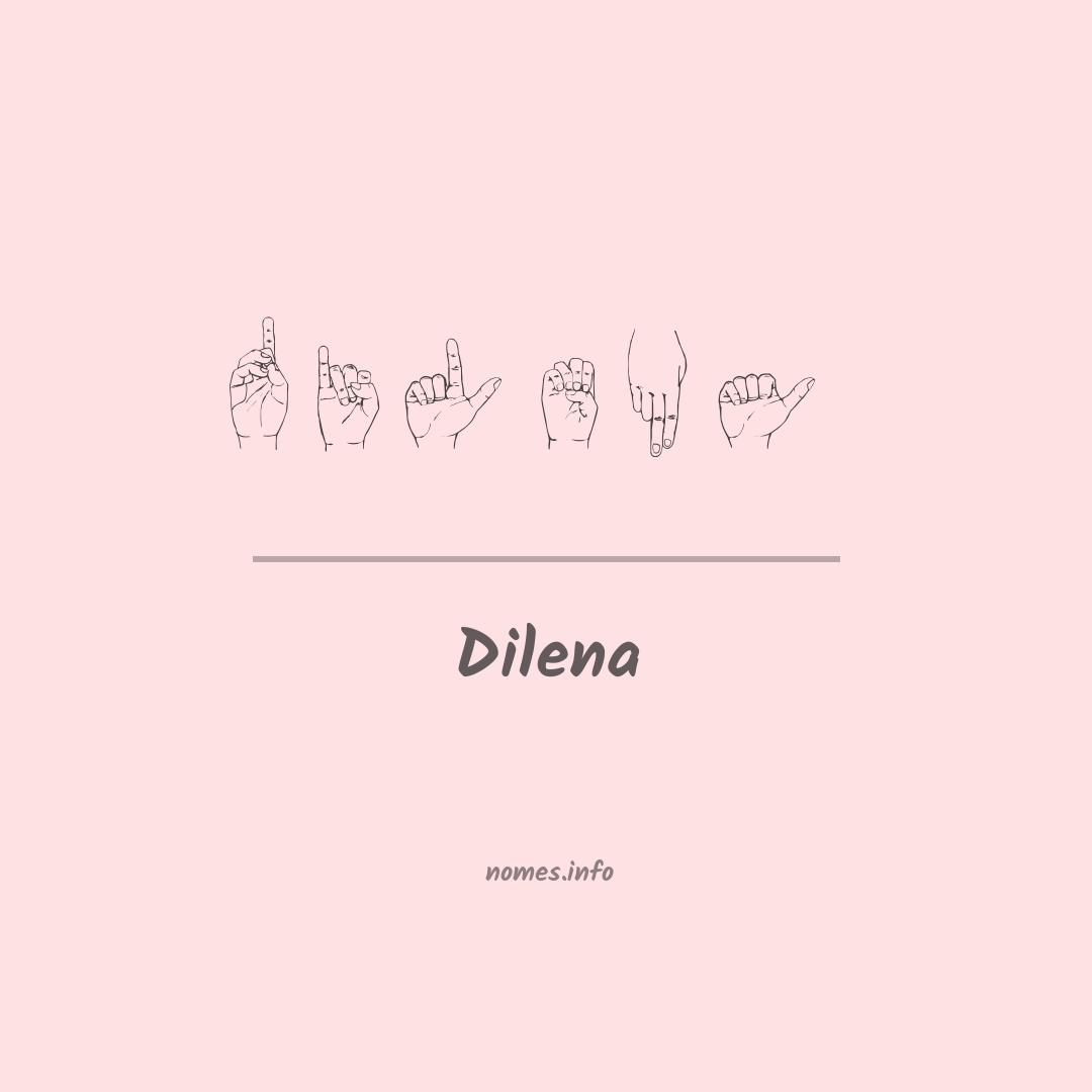 Dilena em Libras