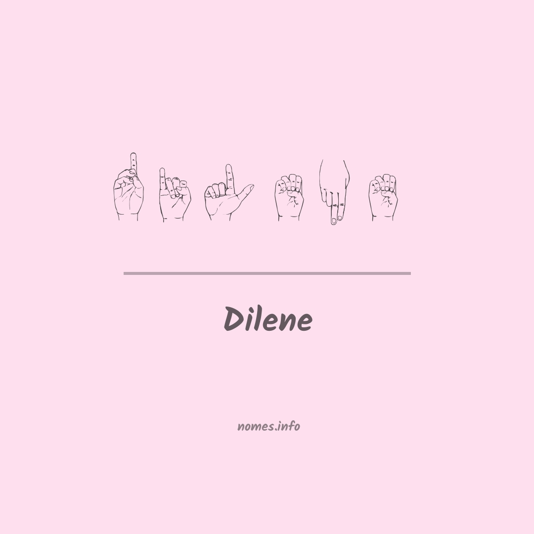 Dilene em Libras