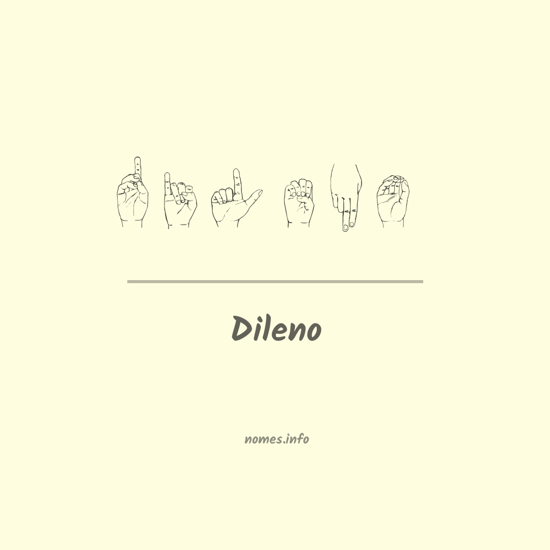Dileno em Libras