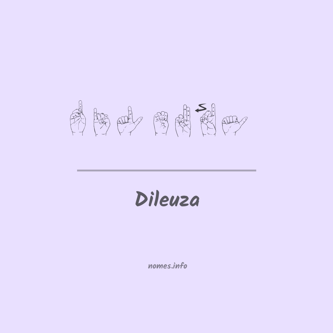 Dileuza em Libras