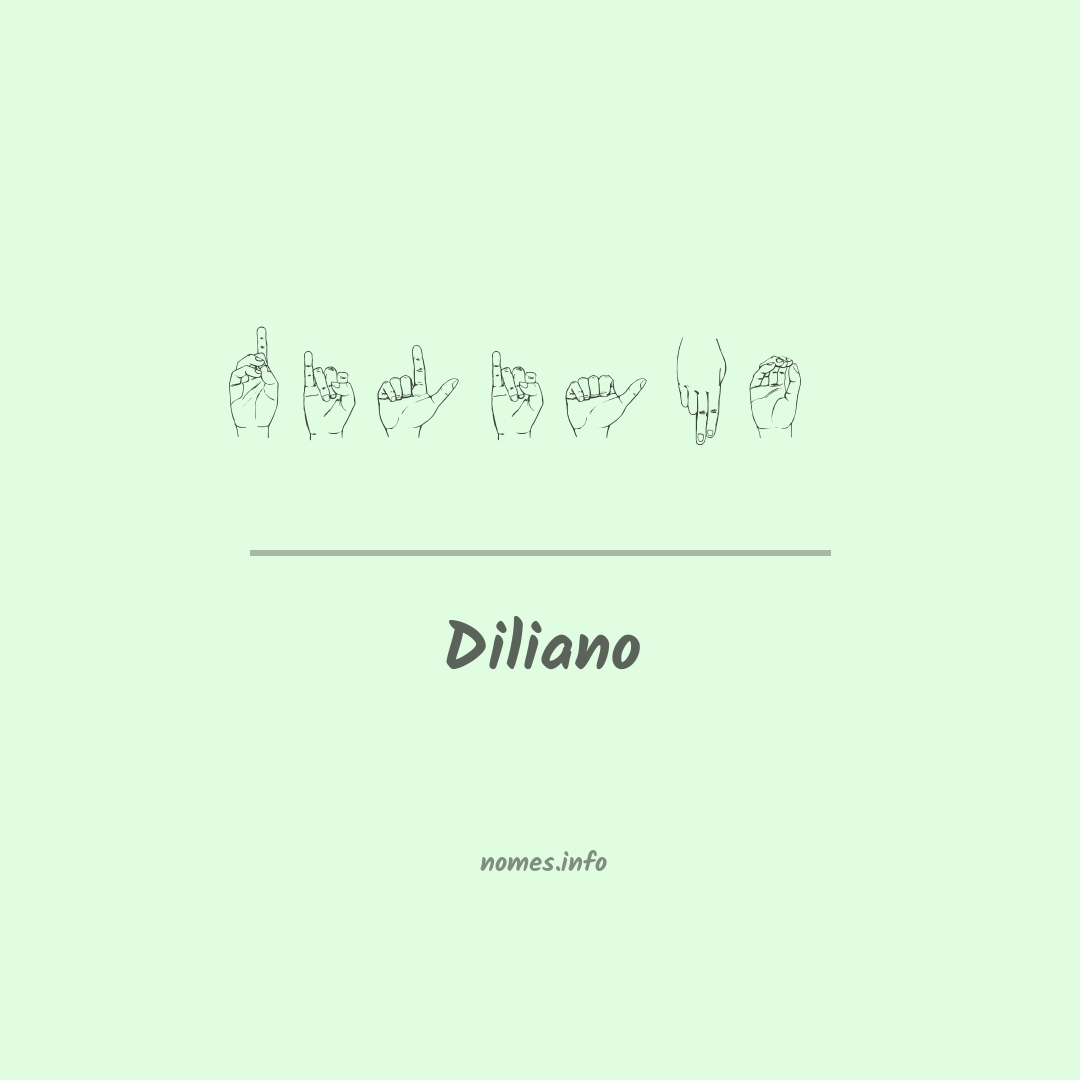 Diliano em Libras