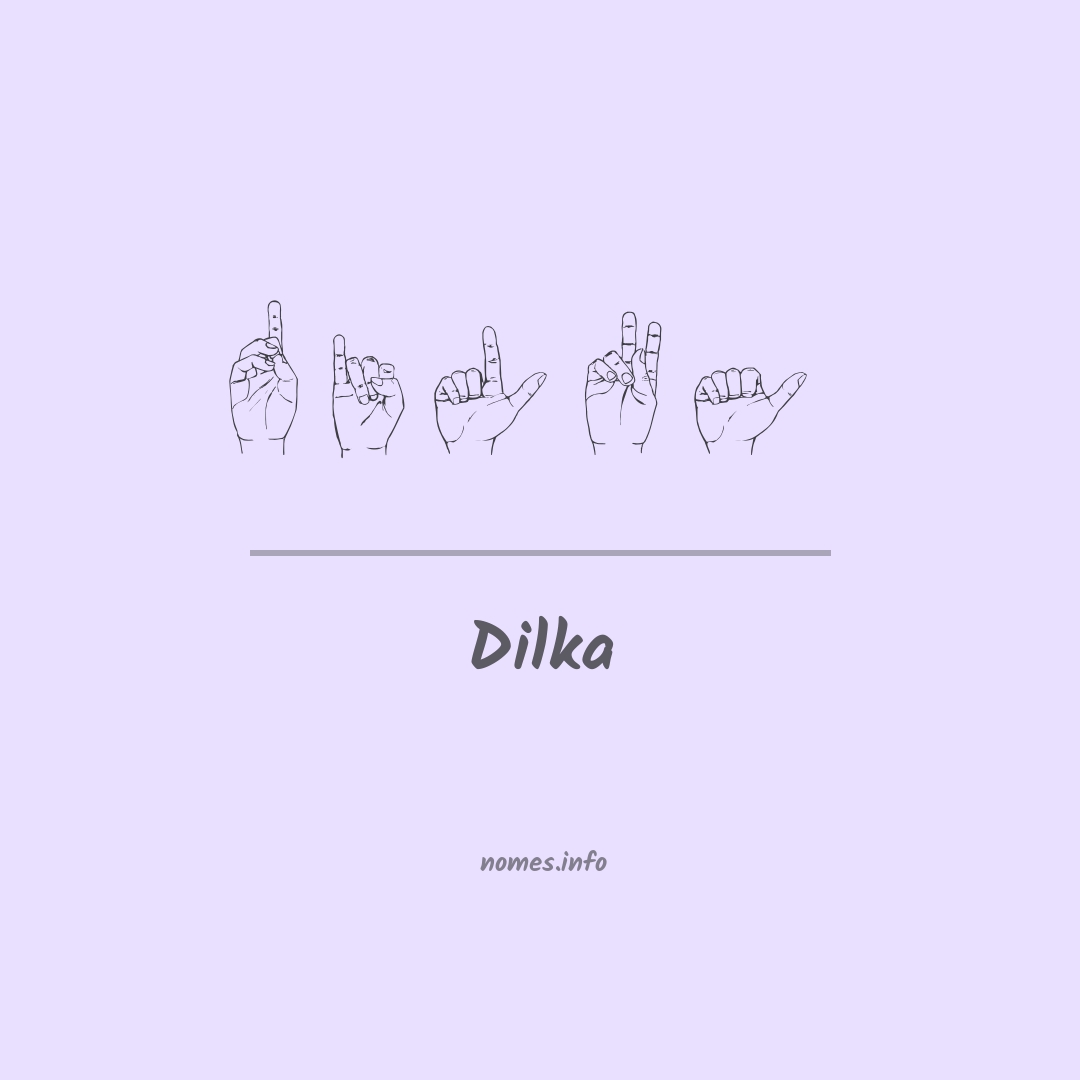 Dilka em Libras