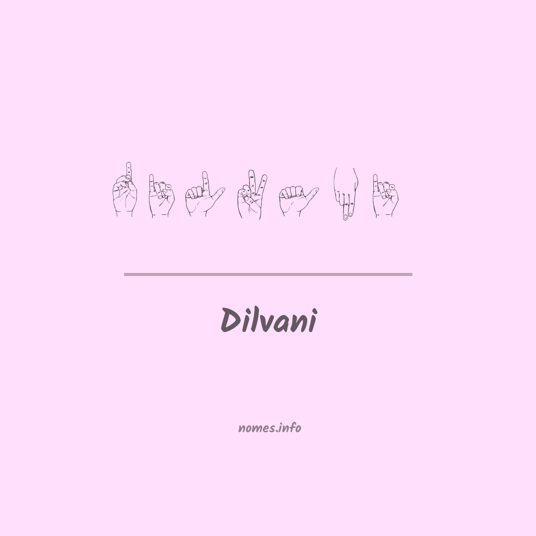 Dilvani em Libras