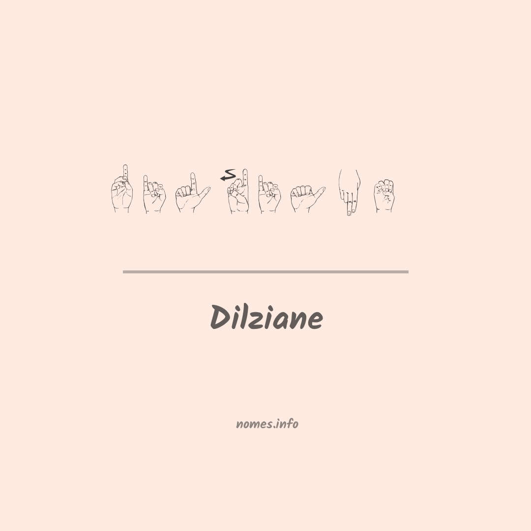 Dilziane em Libras