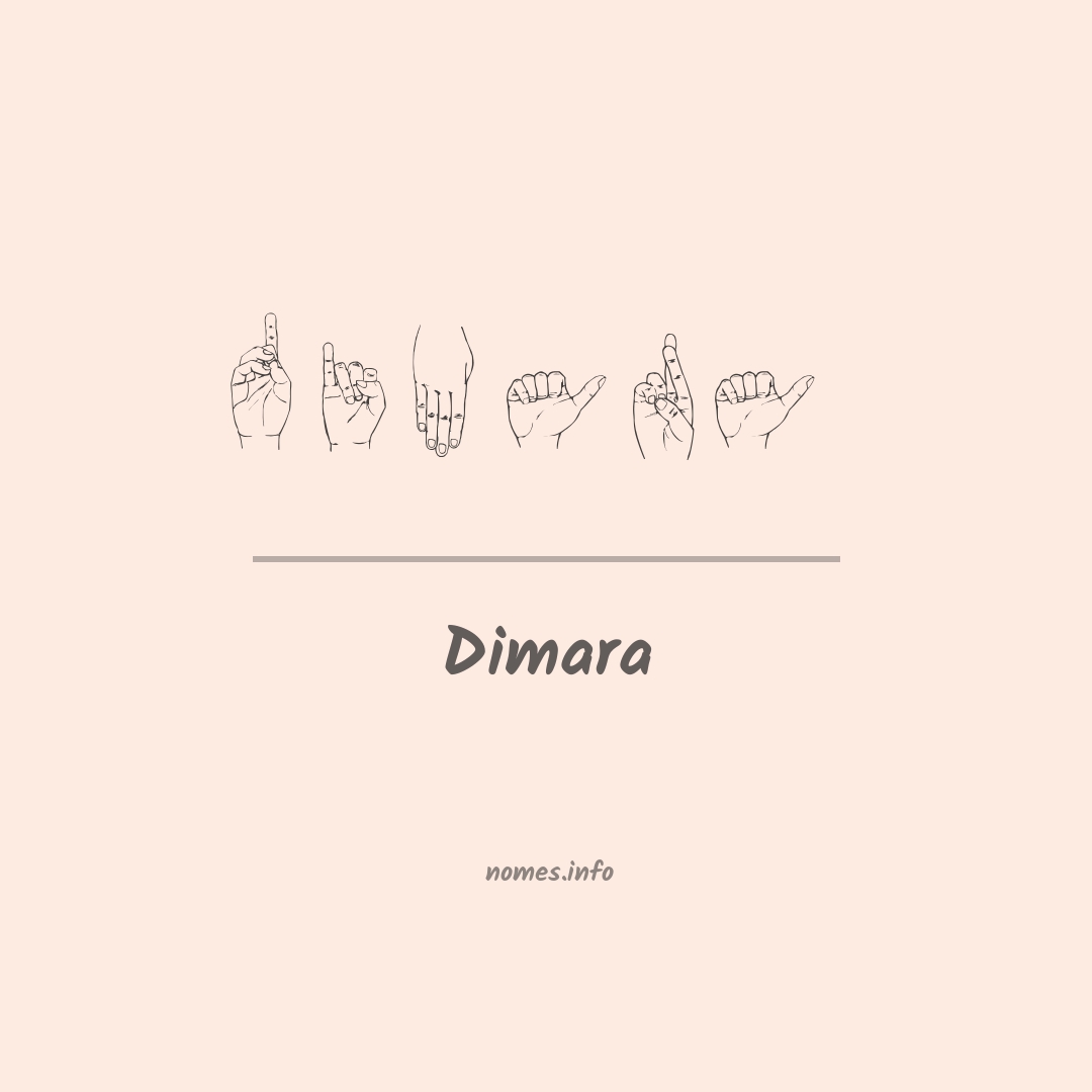Dimara em Libras