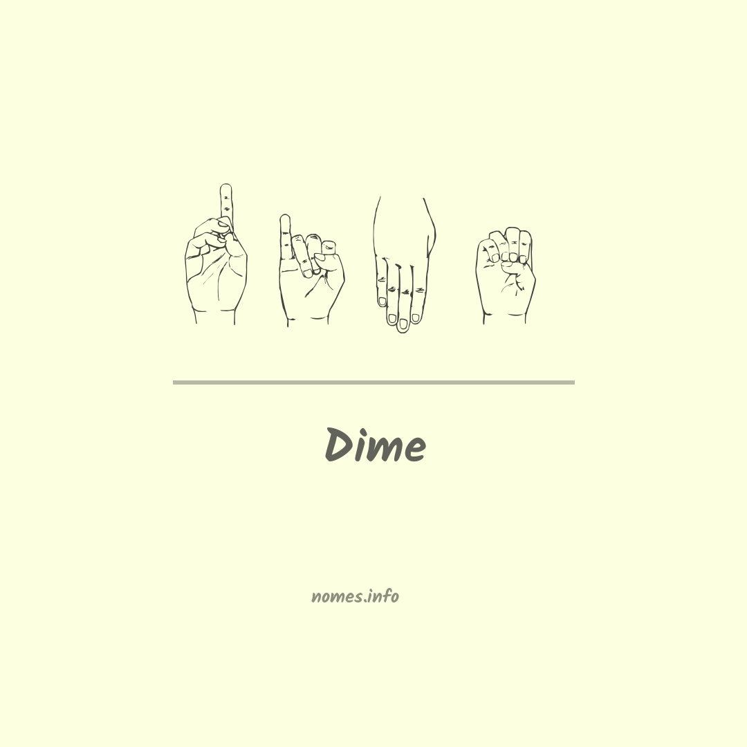 Dime em Libras
