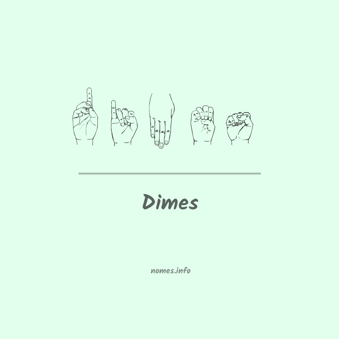 Dimes em Libras