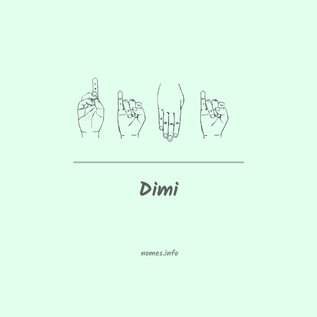 Dimi em Libras