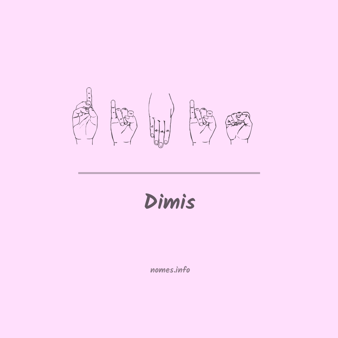 Dimis em Libras