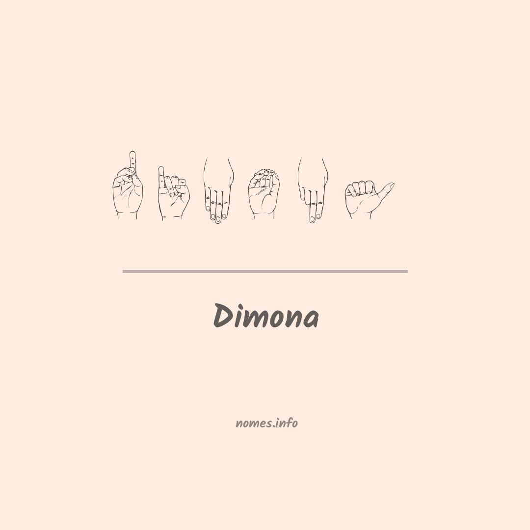 Dimona em Libras
