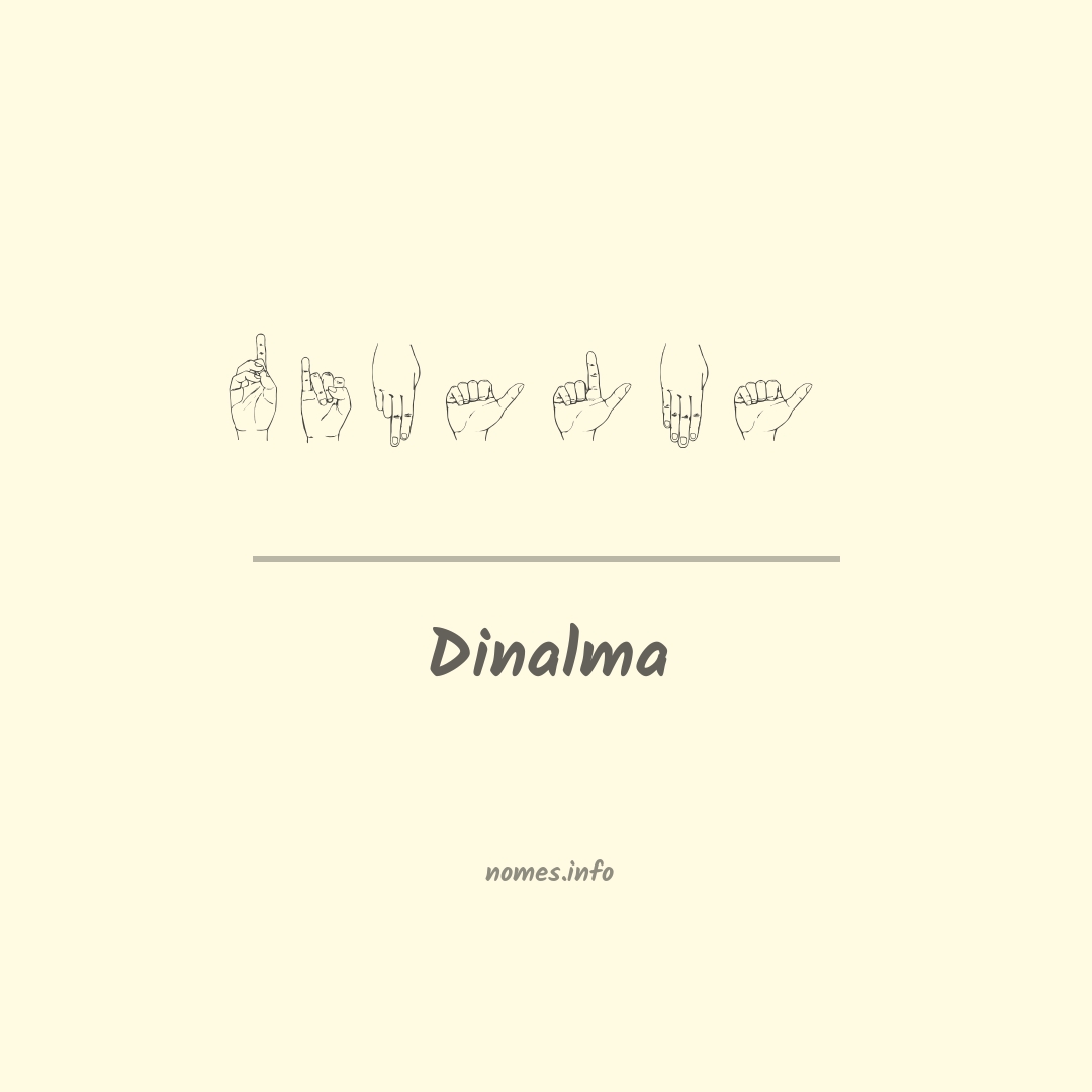 Dinalma em Libras