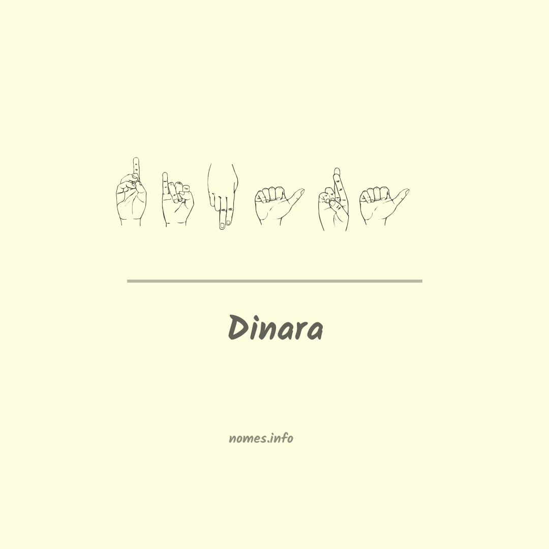 Dinara em Libras