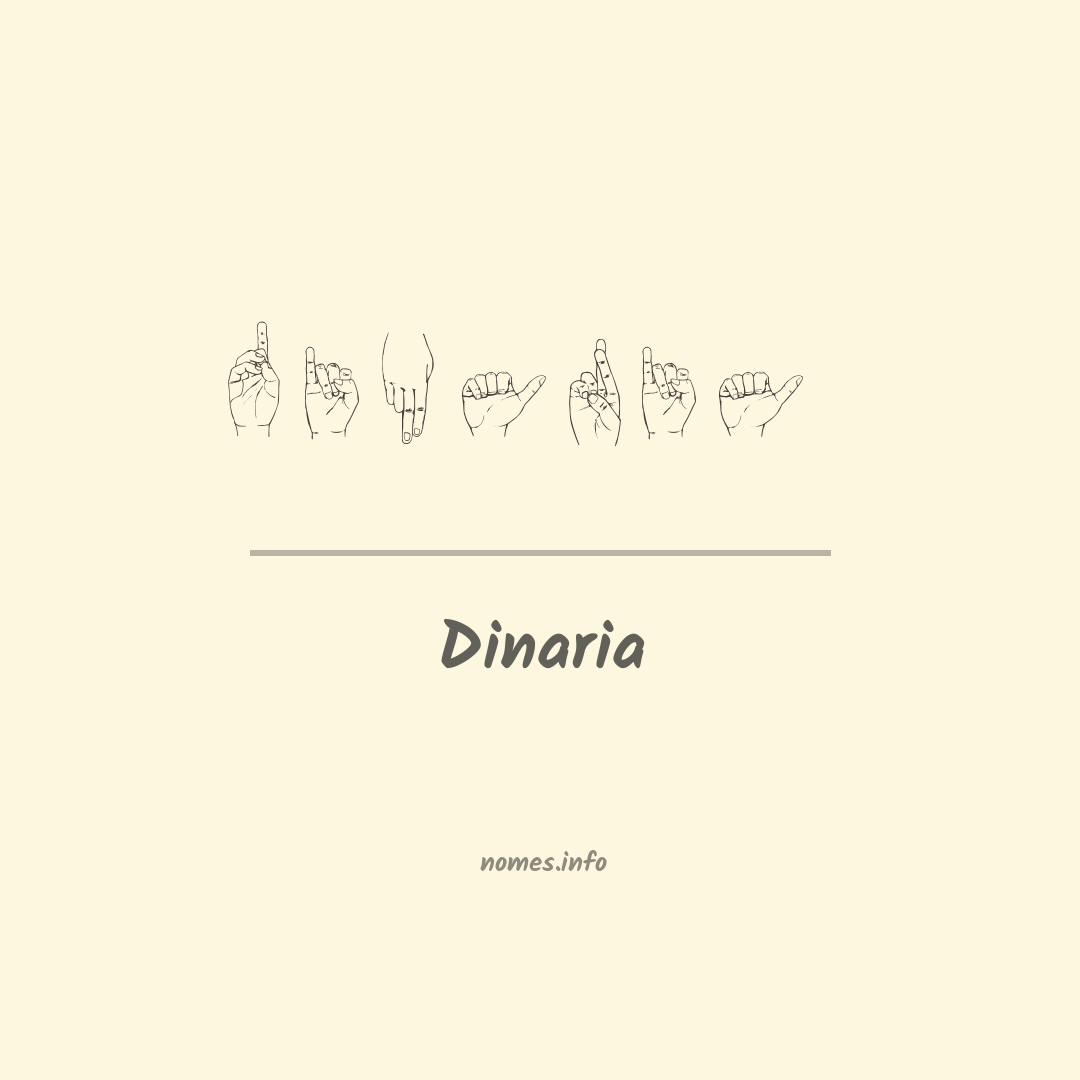 Dinaria em Libras