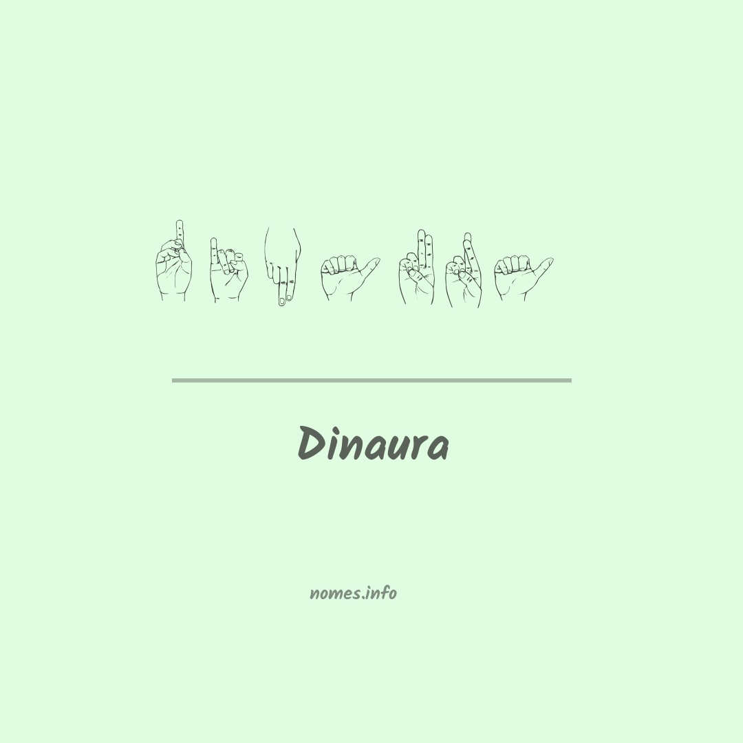 Dinaura em Libras