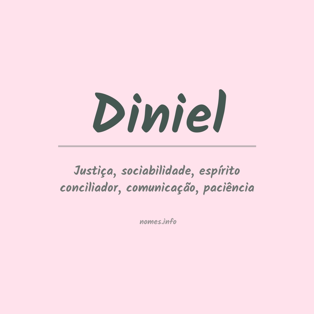 Significado do nome Diniel