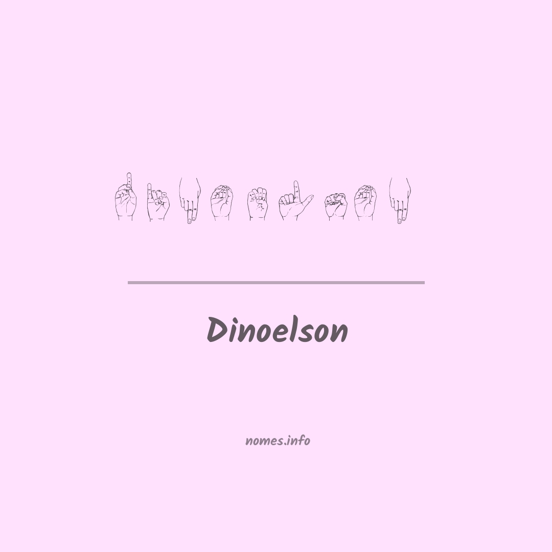 Dinoelson em Libras