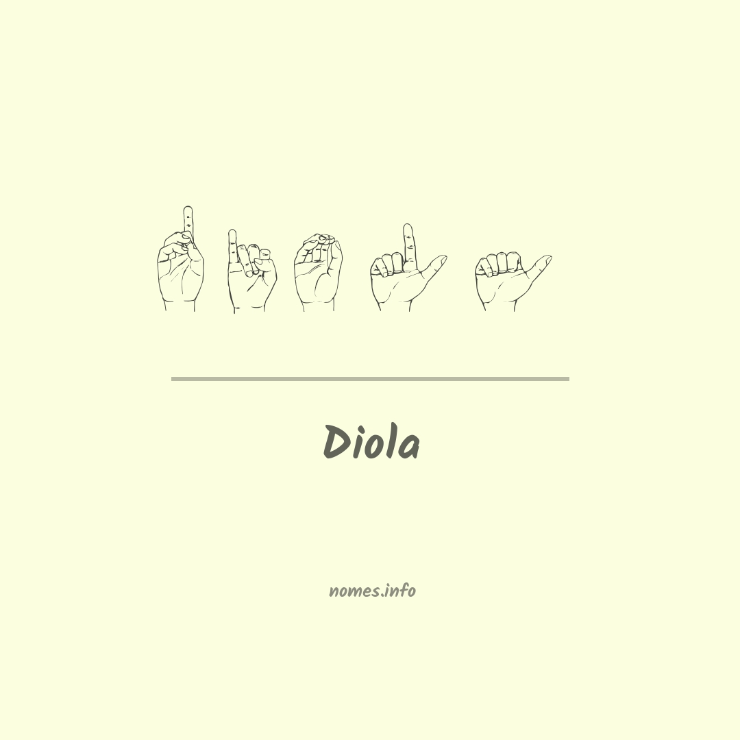 Diola em Libras