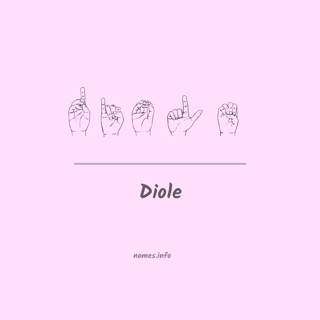 Diole em Libras Diole em Libras