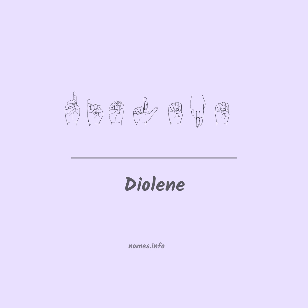 Diolene em Libras