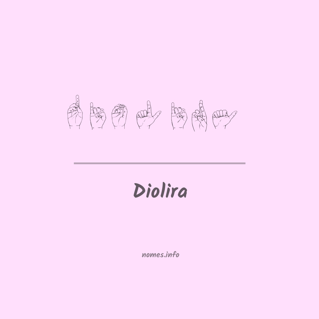 Diolira em Libras