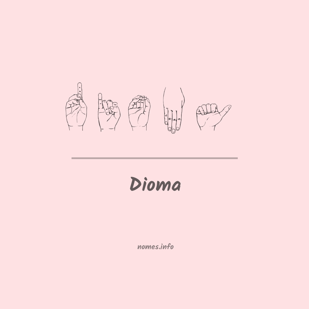 Dioma em Libras