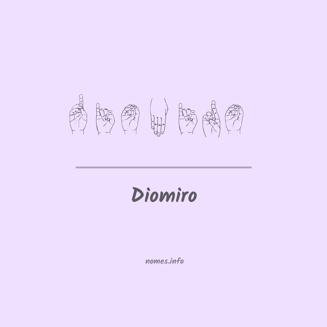 Diomiro em Libras