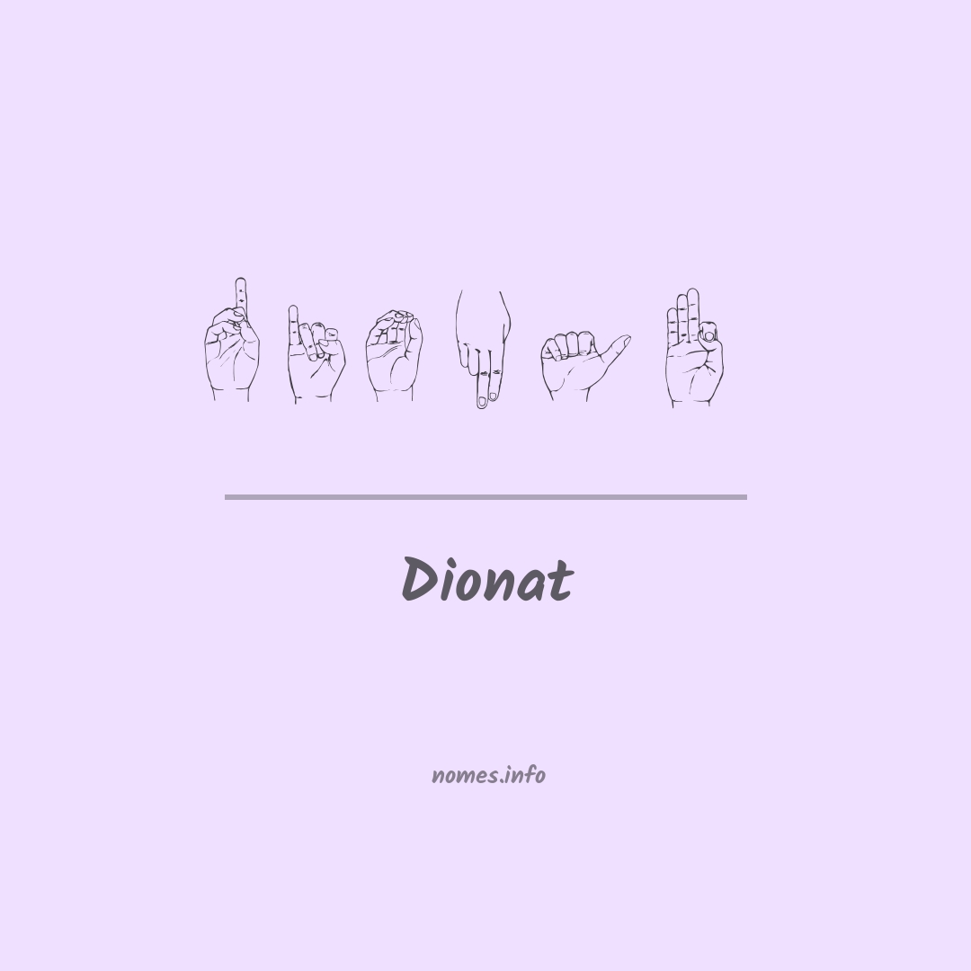 Dionat em Libras