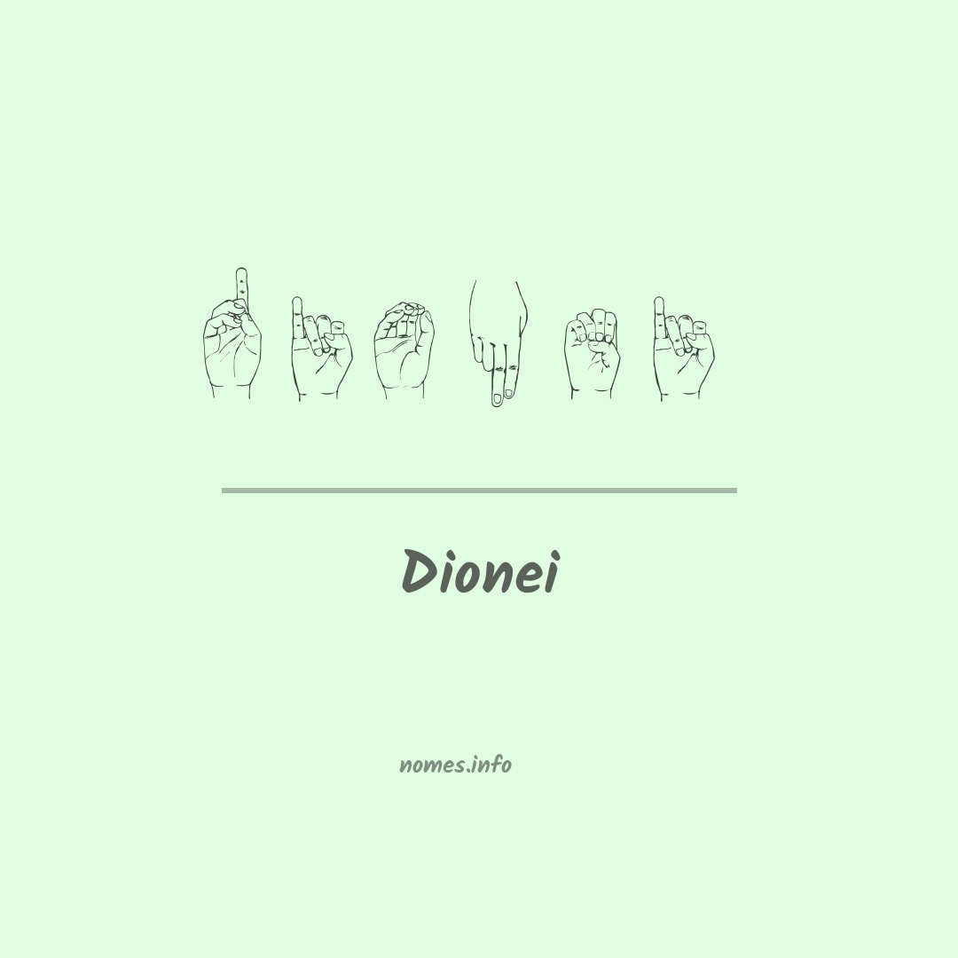 Dionei em Libras