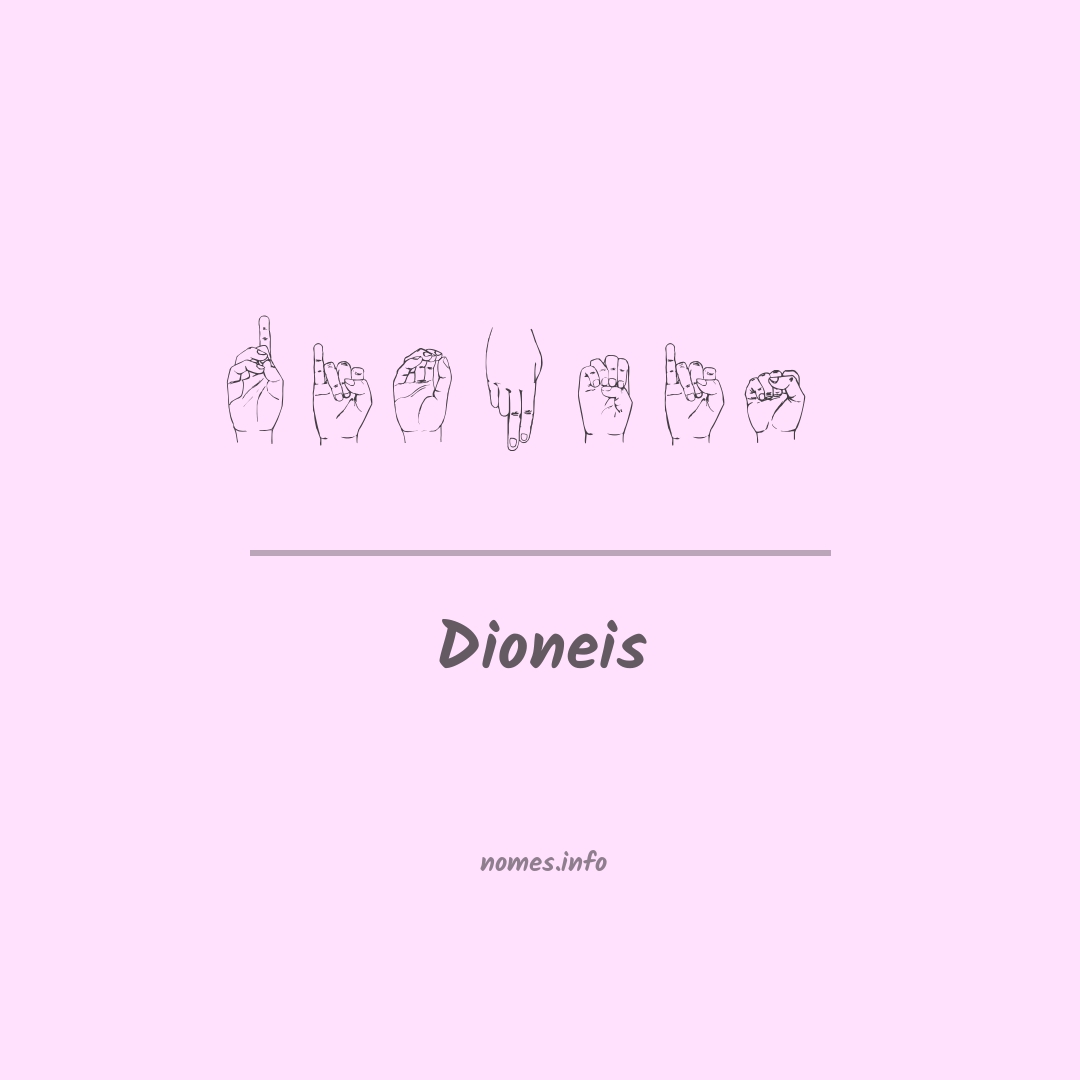 Dioneis em Libras