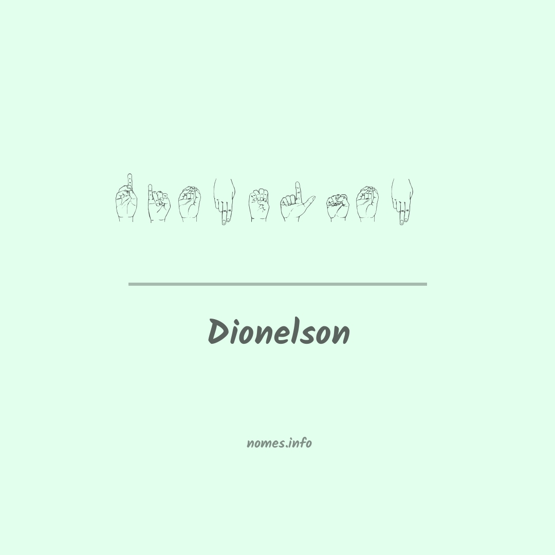 Dionelson em Libras