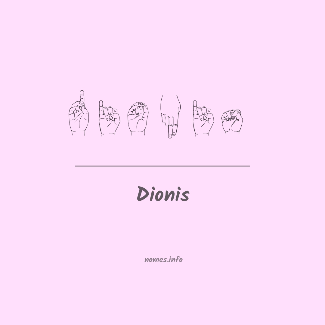 Dionis em Libras