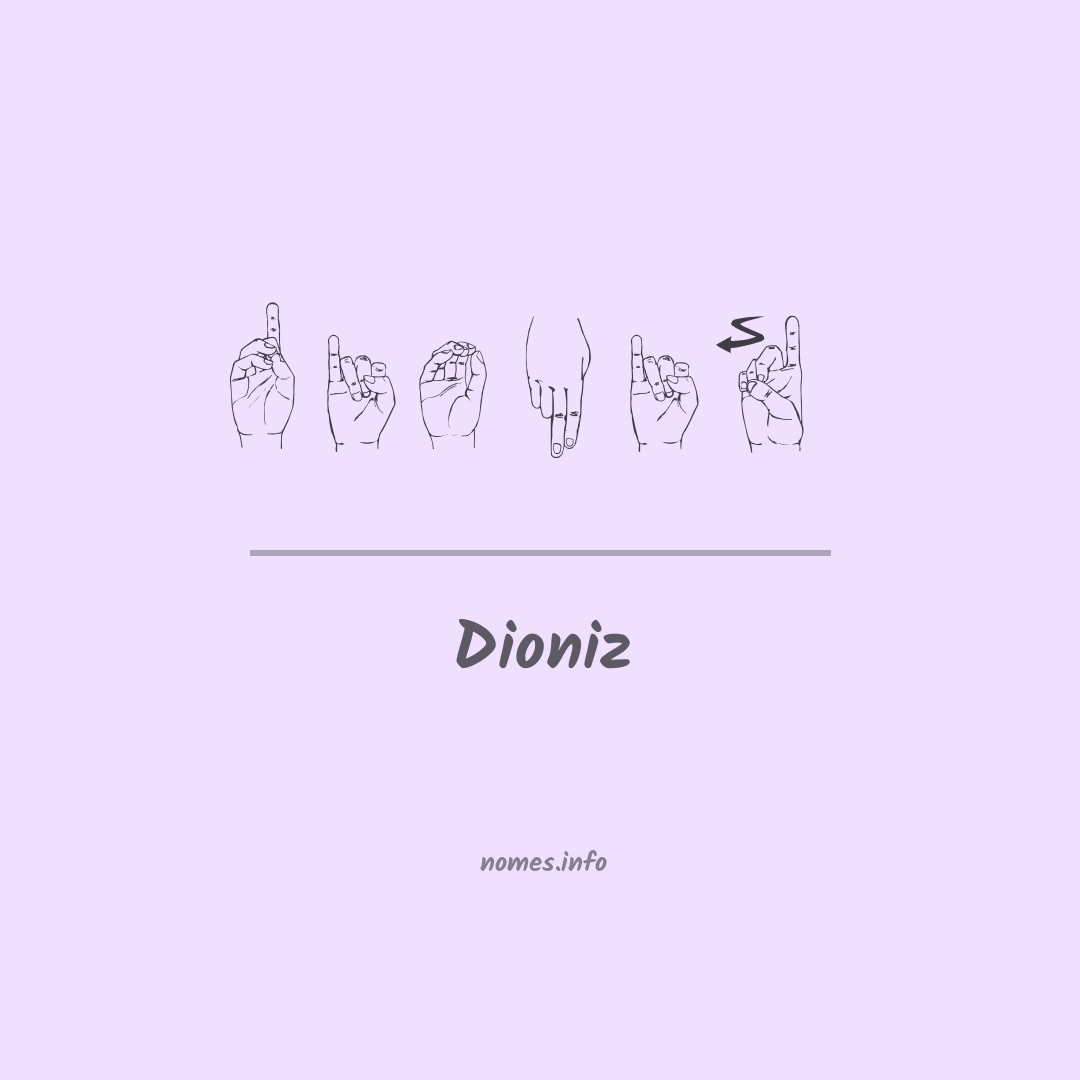 Dioniz em Libras