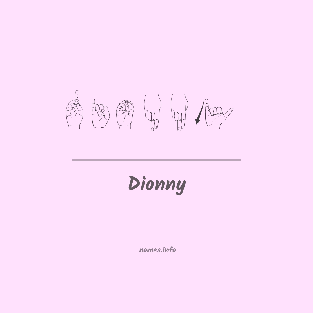 Dionny em Libras