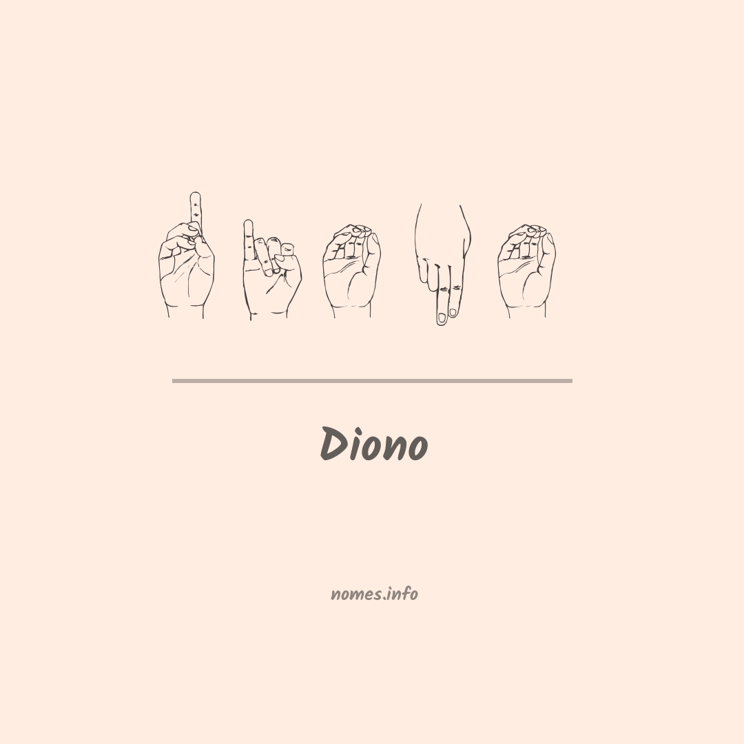 Diono em Libras