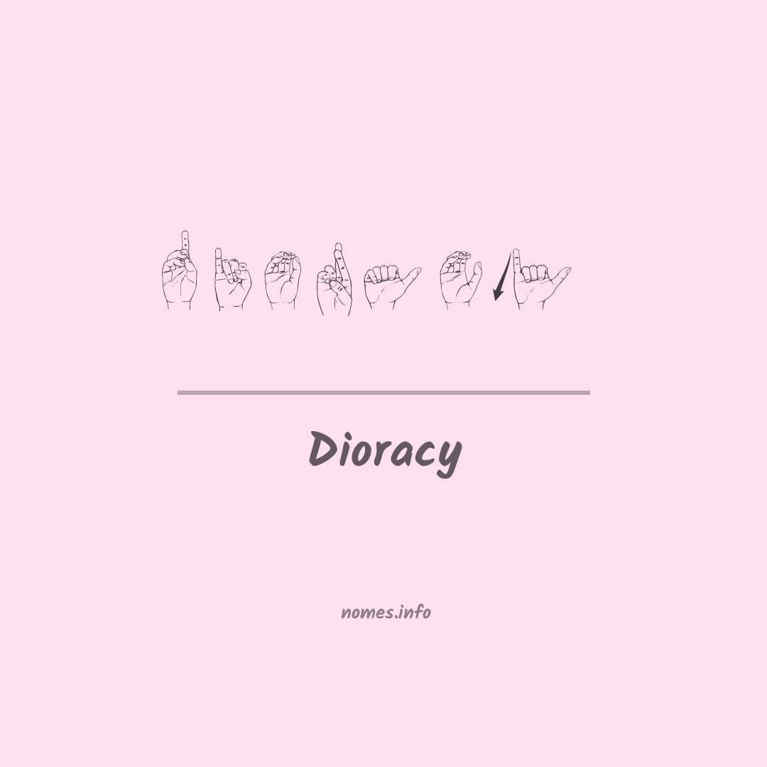 Dioracy em Libras
