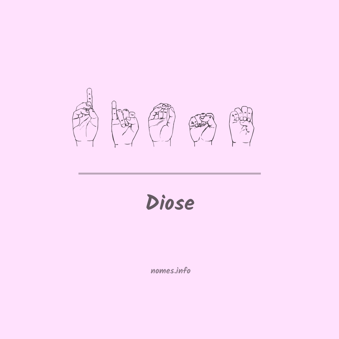 Diose em Libras