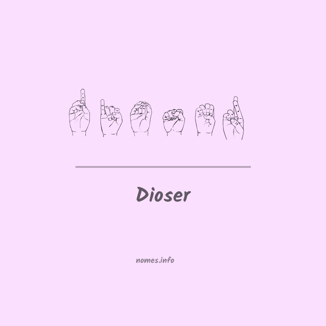 Dioser em Libras