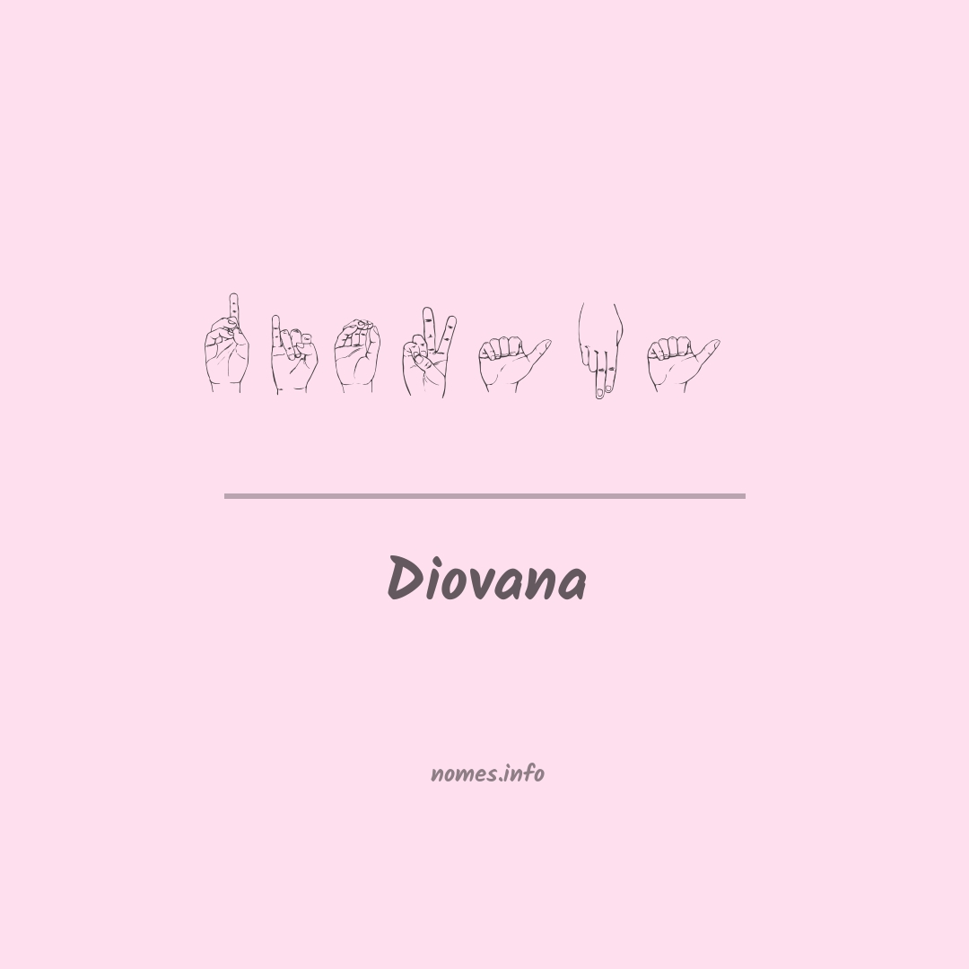 Diovana em Libras