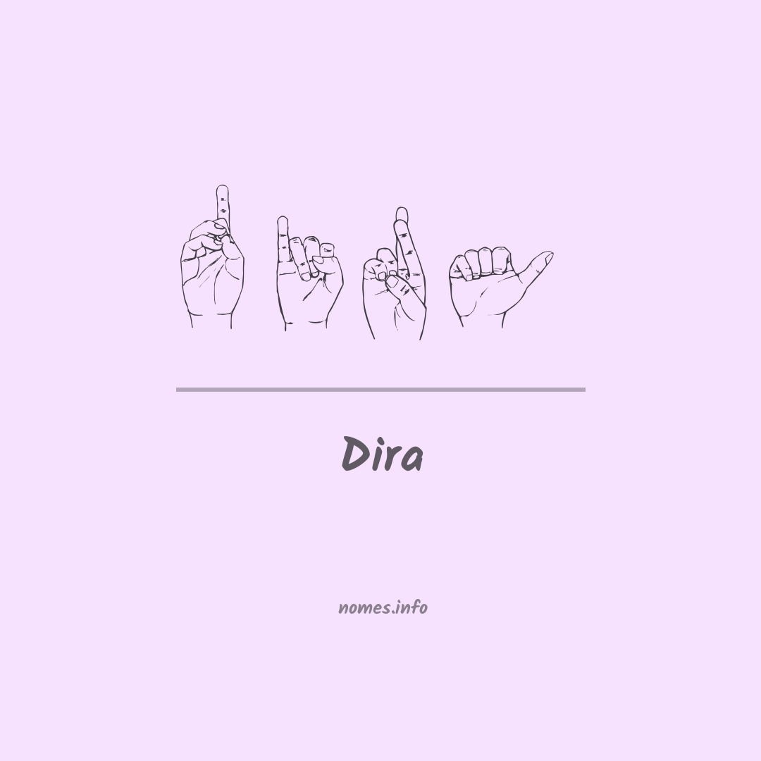 Dira em Libras