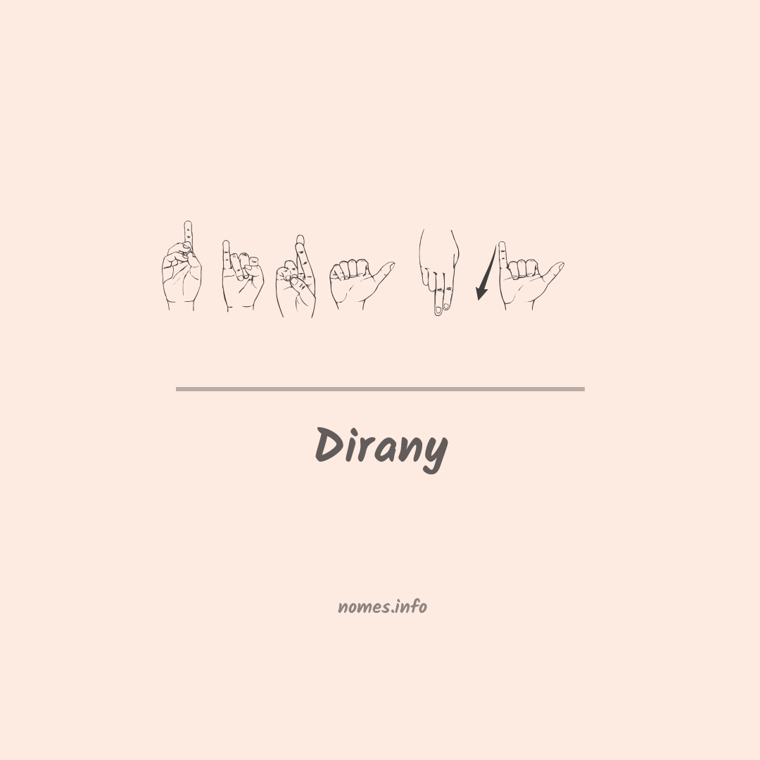 Dirany em Libras