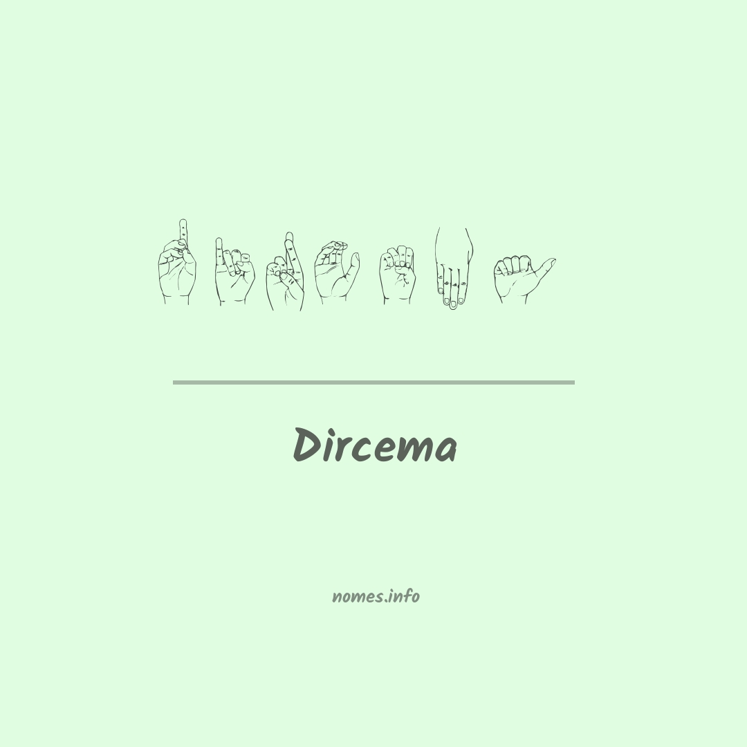 Dircema em Libras