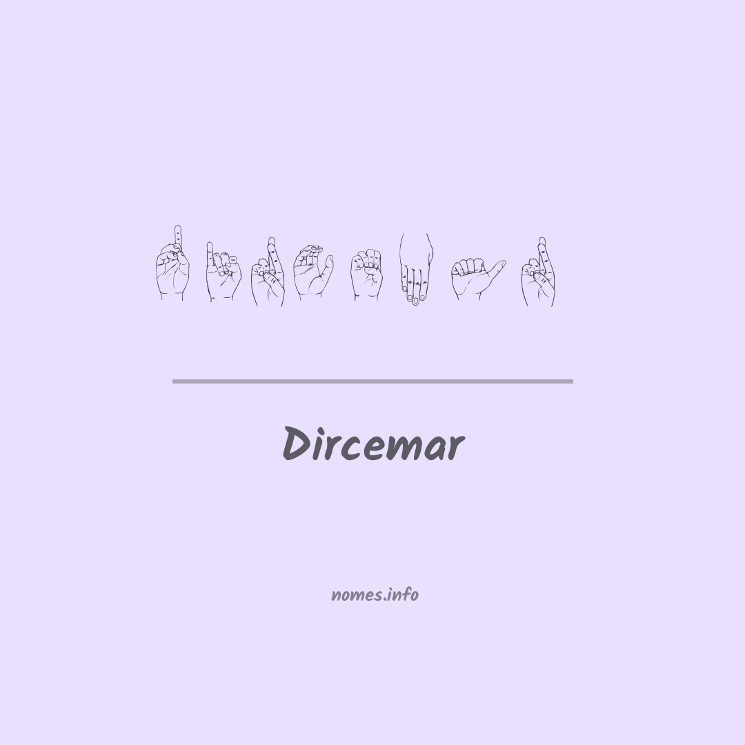 Dircemar em Libras